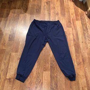 Navy Blue HeartSoul jogger scrub pants